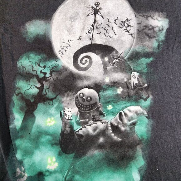Disney Tops - Disney Tim Burtons The Nightmare Before Christmas T-Shirt L